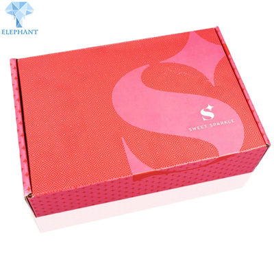 ผลิตภัณฑ์ดูแลผิวที่มีลายนูน Kraft Corrugated Mailers Offset Printing น้ำหนักเบา